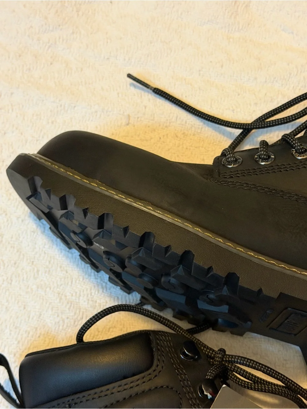 Wolverine Waterproof Leather Work Boots Black Men’s 9.5 NWT